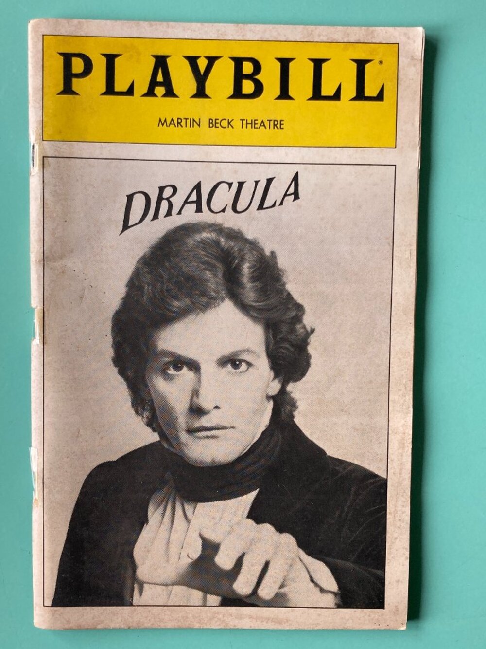 Playbill Dracula Jean LeClerc 1979 Dillon Evans Mary Dierson Some Cover Marks